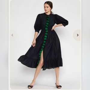 Cynthia Rowley Tassels Midi Dress